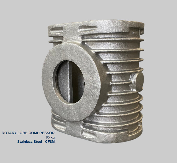 Steel Casting Rotary Lobe Compressor